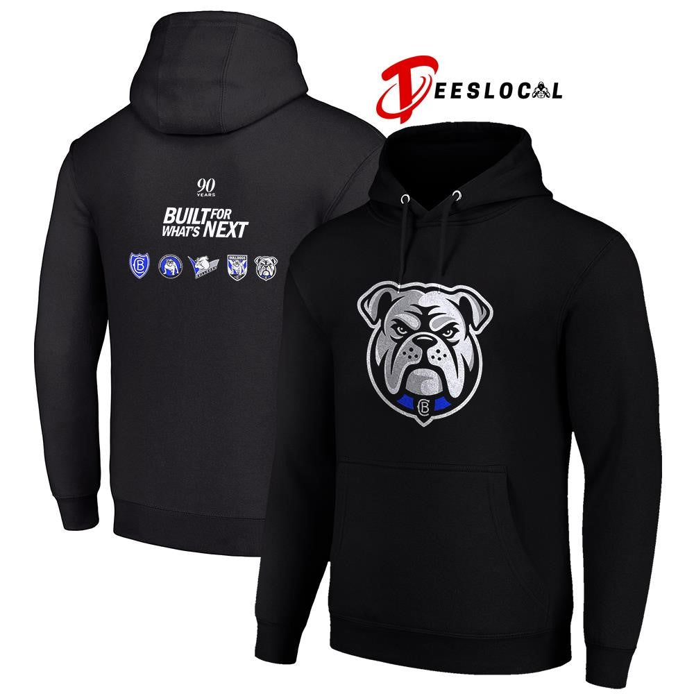 Canterbury Bankstown Bulldogs 90 years built for what’s next logo shirt