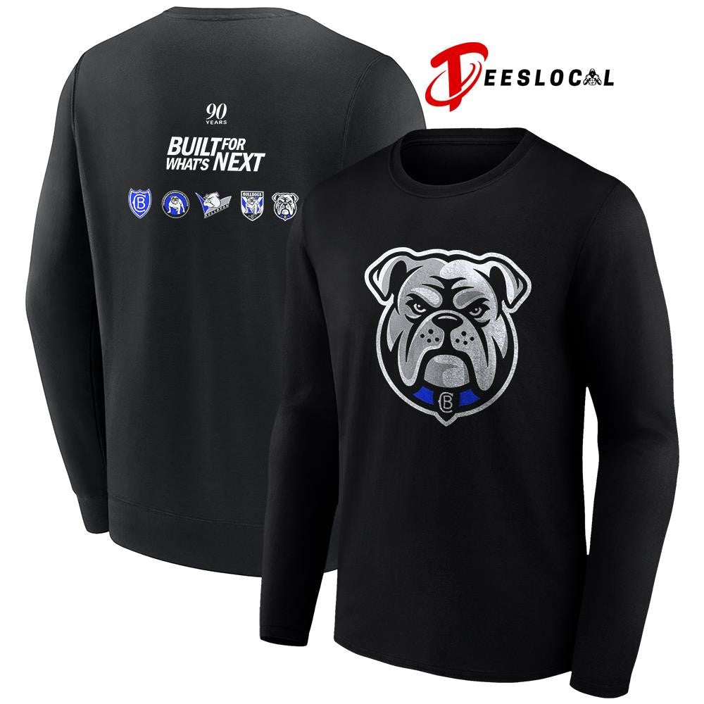 Canterbury Bankstown Bulldogs 90 years built for what’s next logo shirt