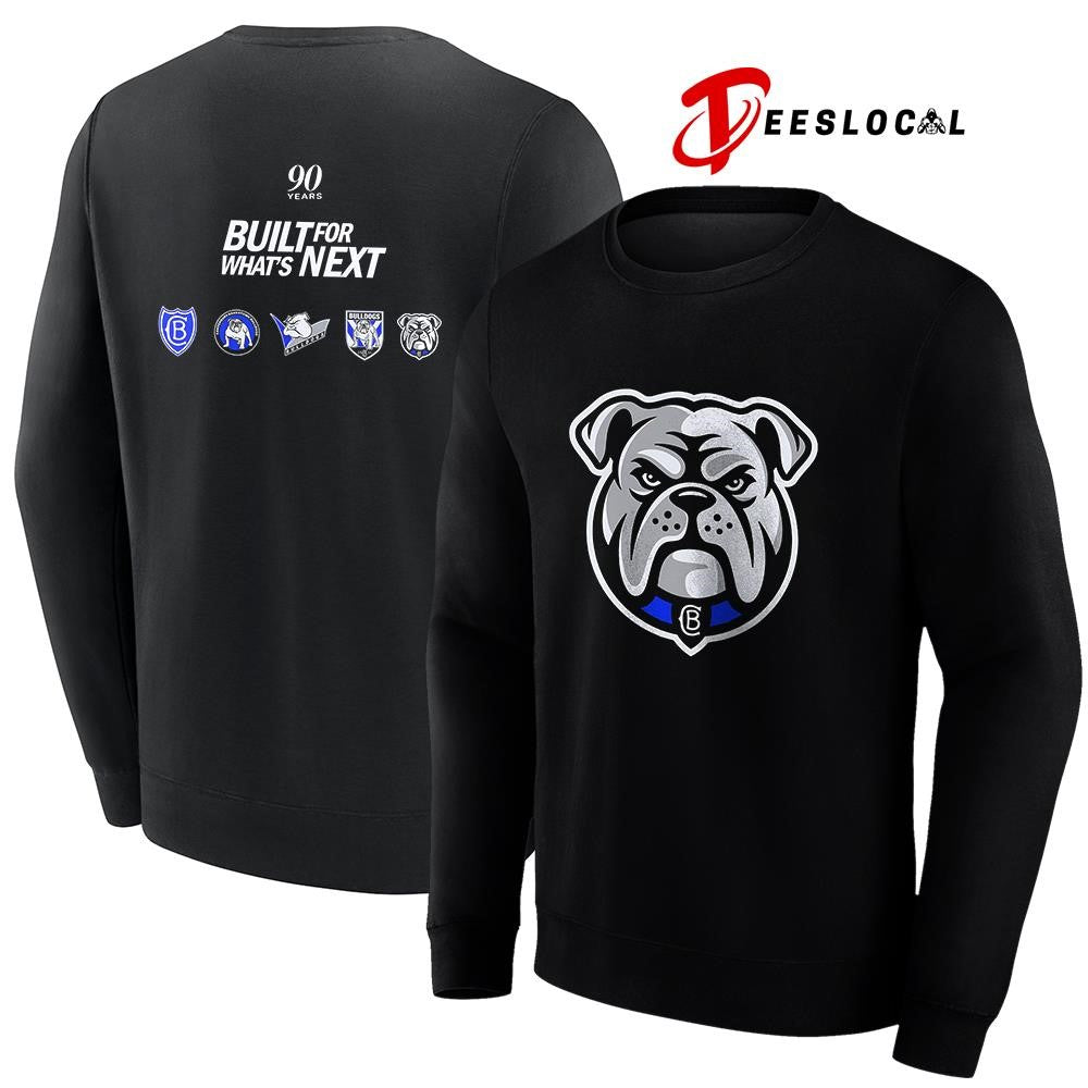 Canterbury Bankstown Bulldogs 90 years built for what’s next logo shirt