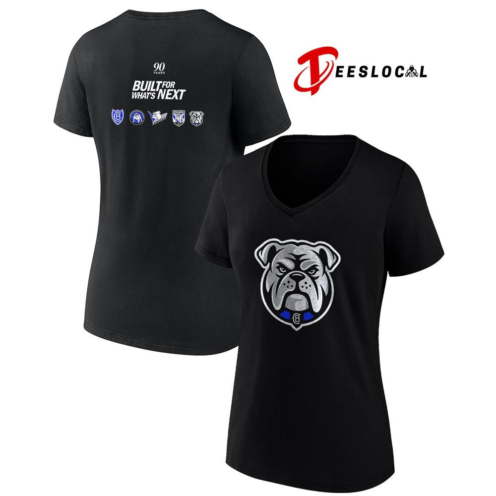 Canterbury Bankstown Bulldogs 90 years built for what’s next logo shirt