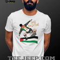 Cantona Free Palestine Football Legend Protest T Shirt
