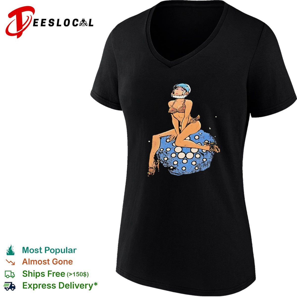 Cardano Pin Up Astronaut Crypto Space Digital Currency Technology Asset shirt