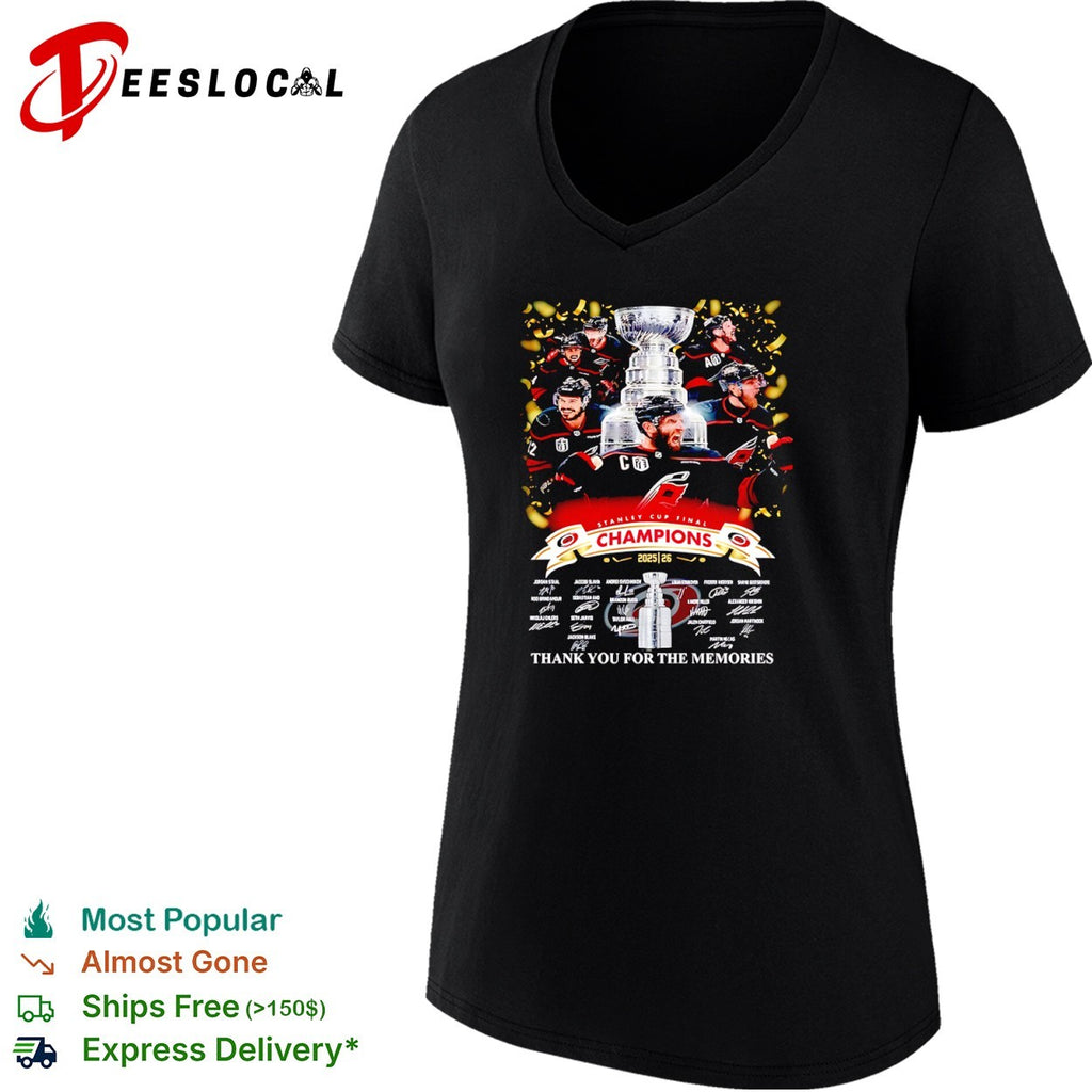 Carolina Hurricanes 2025-2026 Stanley Cup Champions shirt