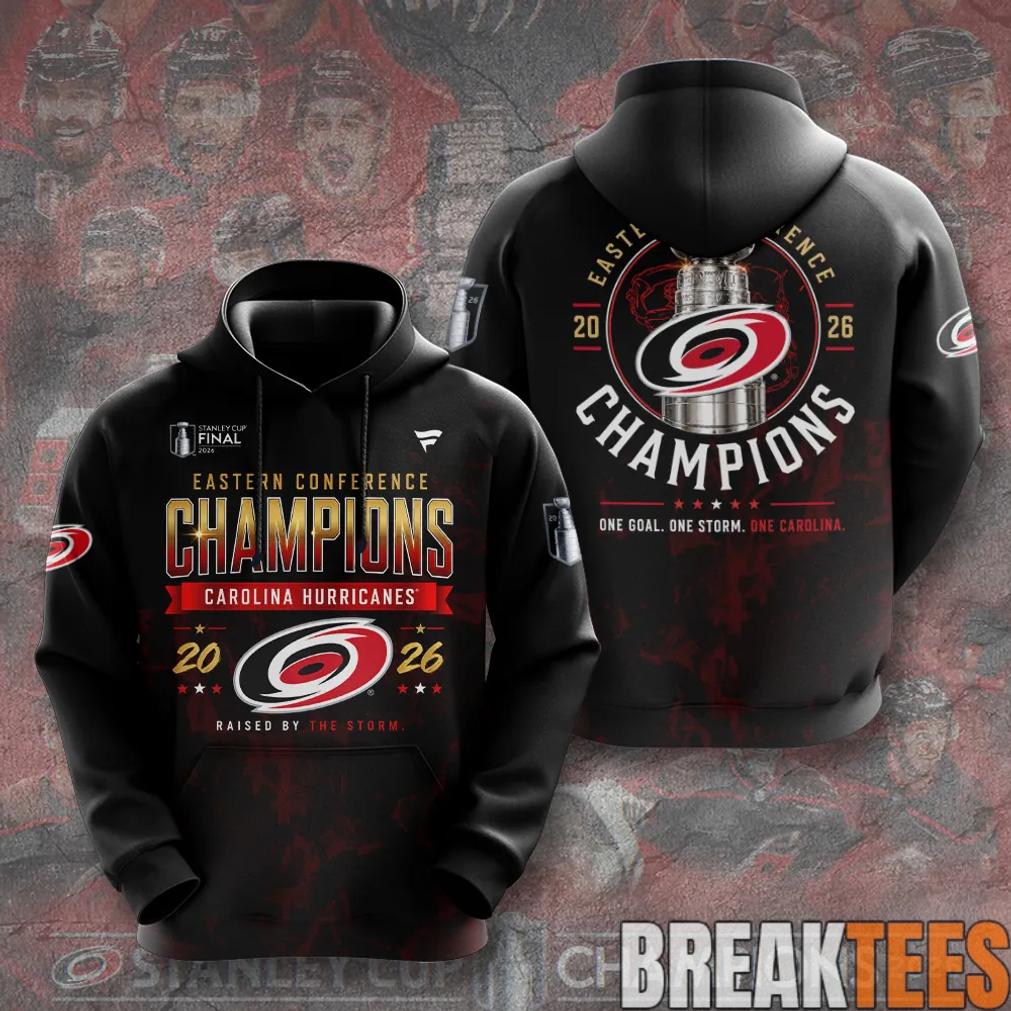 Carolina Hurricanes 2026 Stanley Cup Champions Black Edition Hoodie
