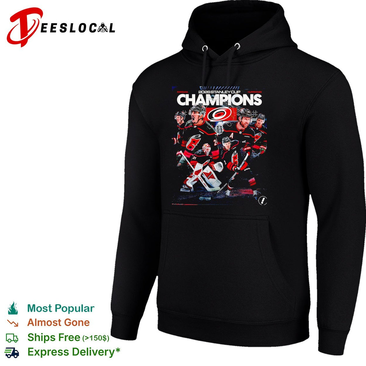 Carolina Hurricanes 2026 Stanley Cup Champions shirt