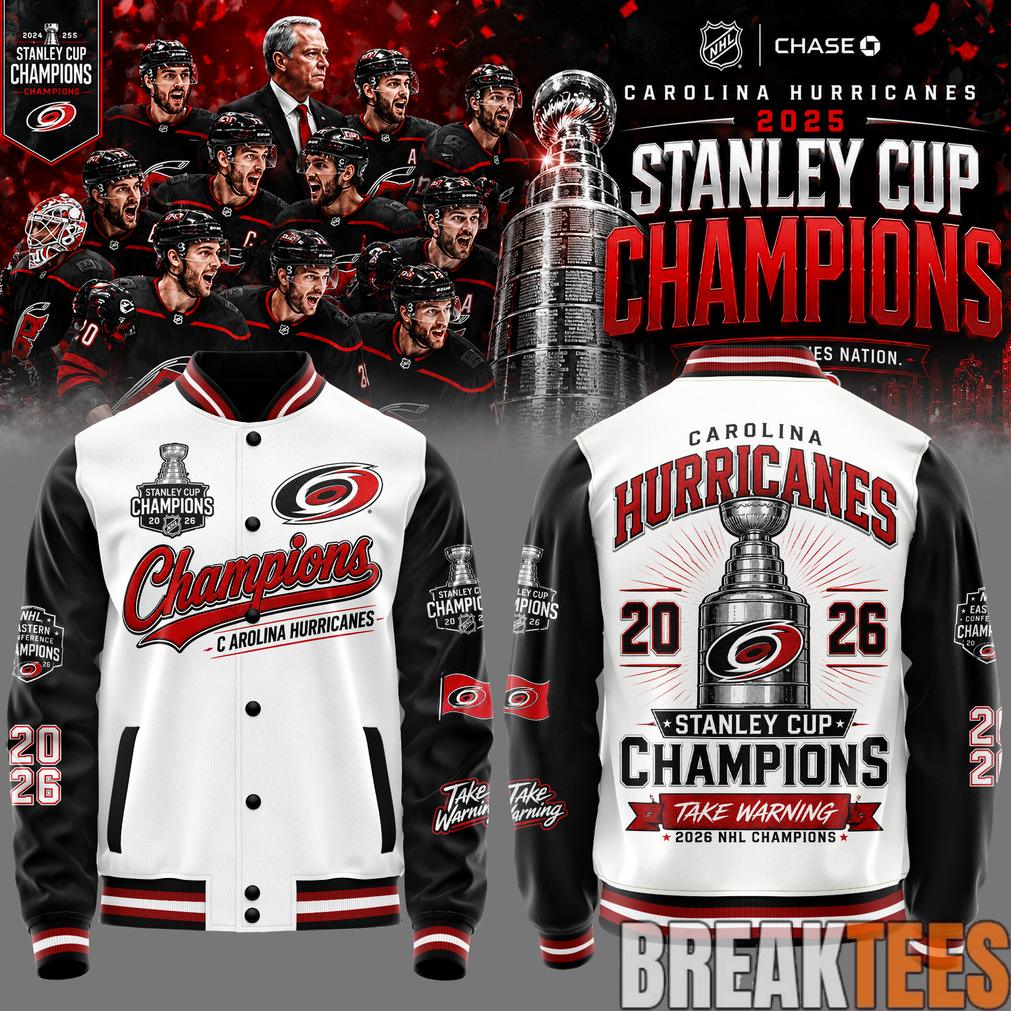 Carolina Hurricanes 2026 Stanley Cup Champions Limited Bomber