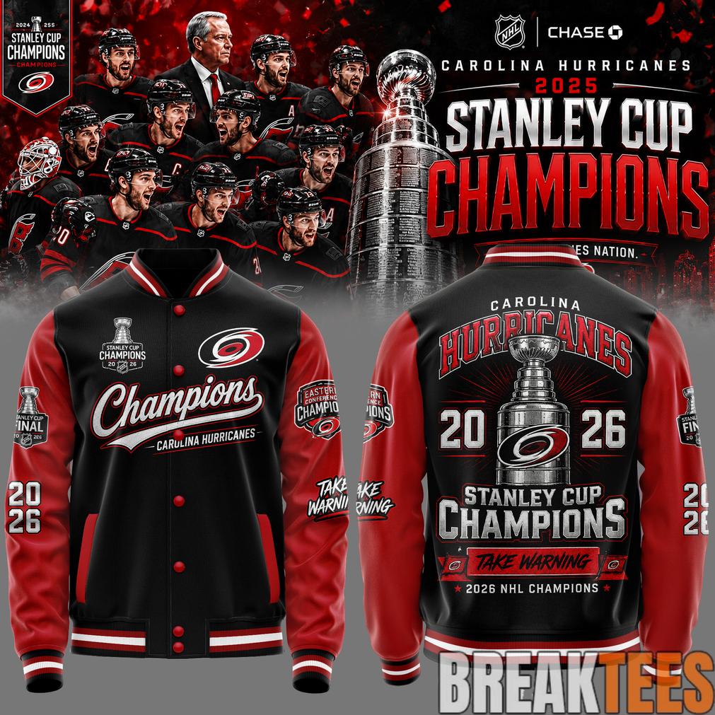 Carolina Hurricanes 2026 Stanley Cup Champions Limited Bomber