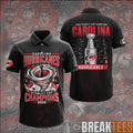 Carolina Hurricanes 2026 Stanley Cup Champions Limited Edition Black Polo Shirt