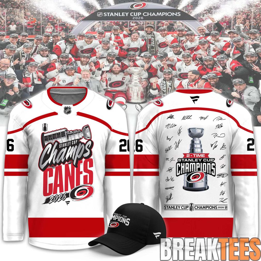 Carolina Hurricanes 2026 Stanley Cup Champions Limited Signed Hockey Jersey
