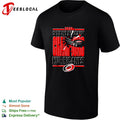Carolina Hurricanes 2026 Stanley Cup Champions grunge distressed bold text shirt
