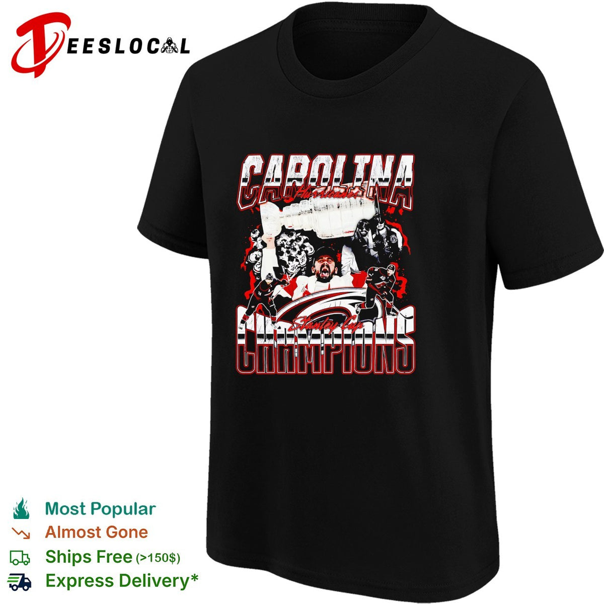 Carolina Hurricanes 2026 Stanley Cup champions team photo trophy shirt