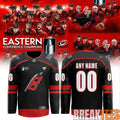 Carolina Hurricanes Eastern Conference Champions 2026 Custom Hockey Jersey