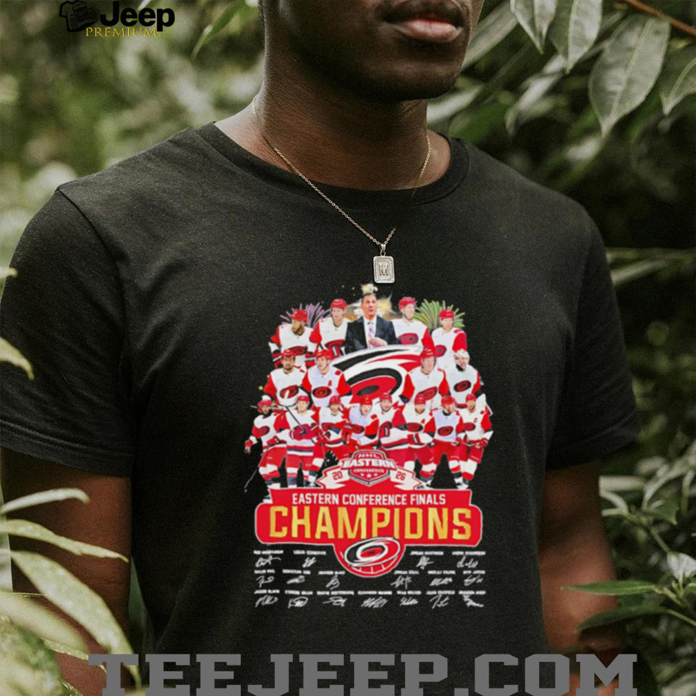 Carolina Hurricanes Eastern Conference Champions 2026 signature shirt