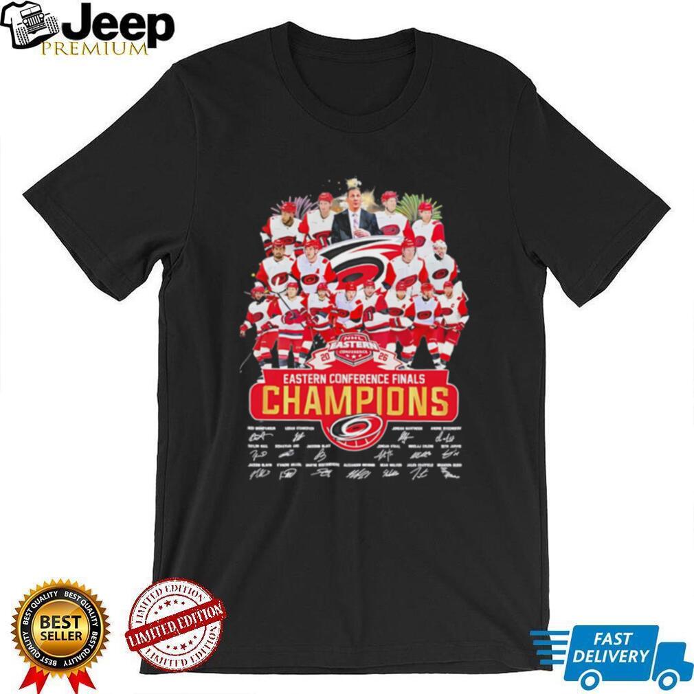 Carolina Hurricanes Eastern Conference Champions 2026 signature shirt