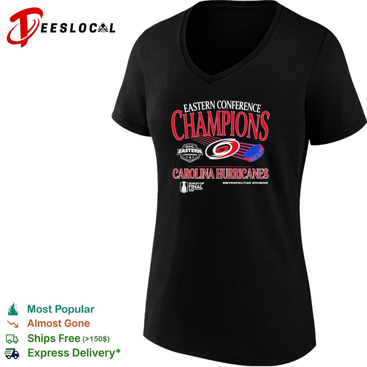 Carolina Hurricanes Eastern Conference Champions Metropolitan Division NHL Stanley Cup Final 2026 shirt