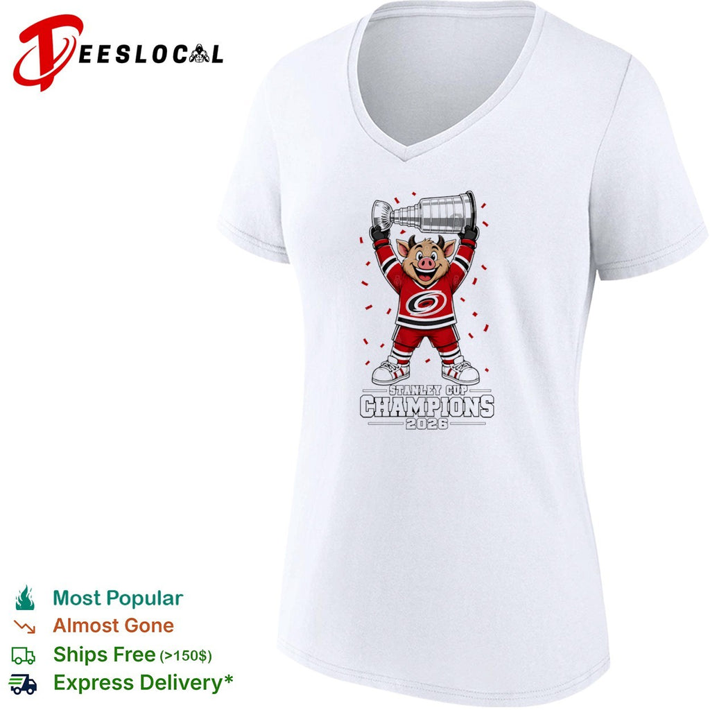 Carolina Hurricanes Mascot Stanley Cup Champions 2026 NHL shirt