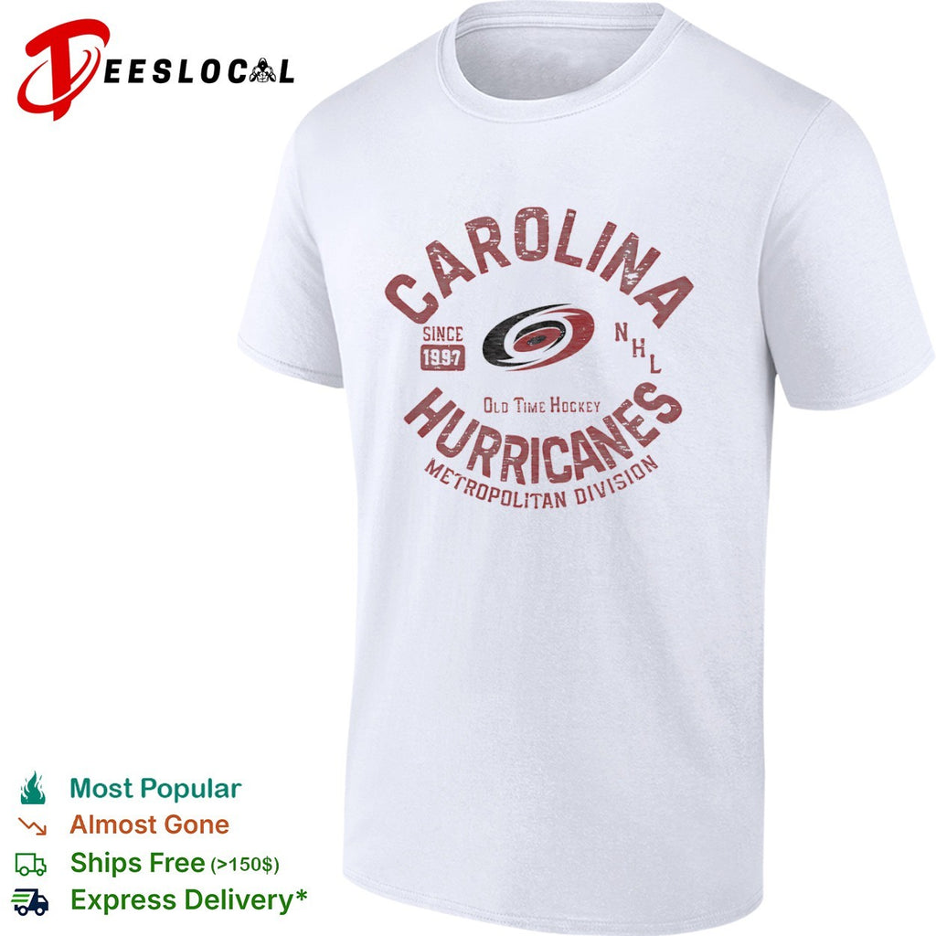 Carolina Hurricanes Since 1997 NHL Old Time Hockey Metropolitan Division shirt