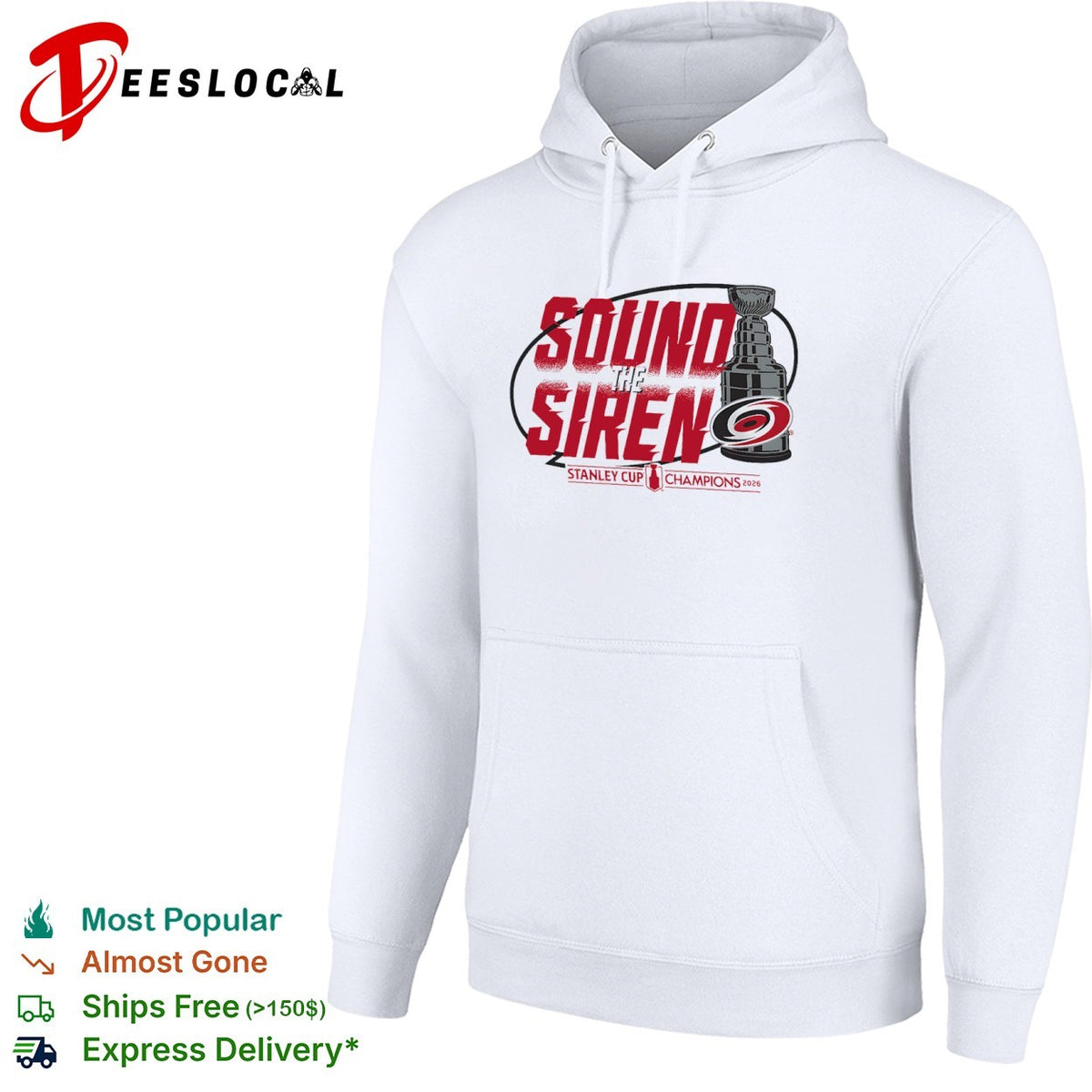 Carolina Hurricanes Sound the Siren Stanley Cup Champions 2026 shirt