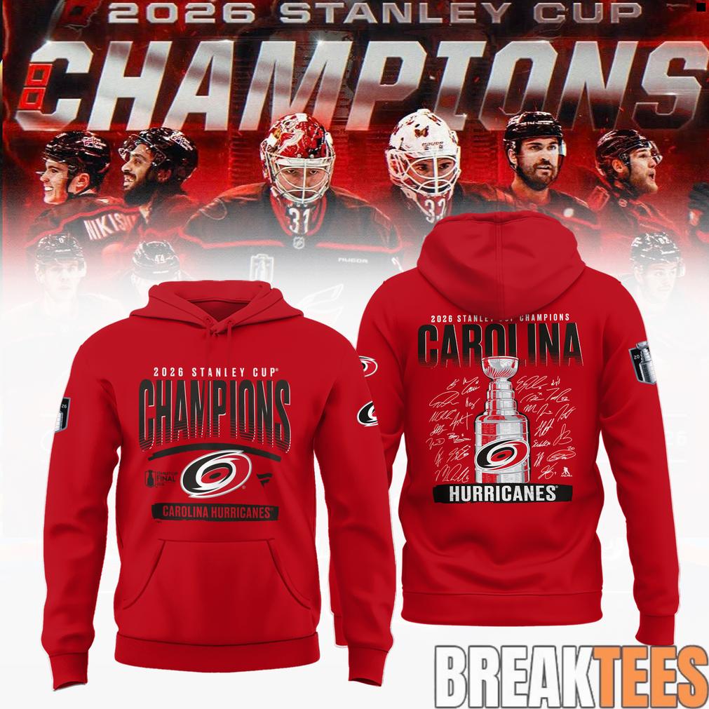 Carolina Hurricanes Stanley Cup Champions 2026 Limited Edition Hoodie
