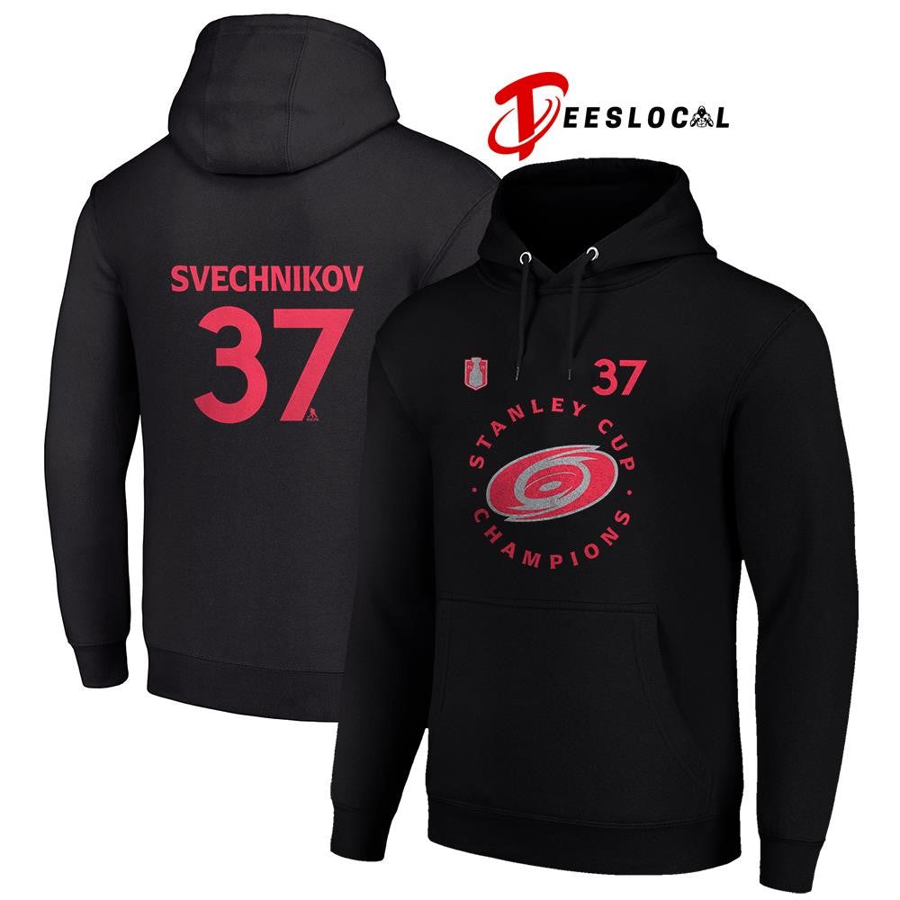 Carolina Hurricanes Stanley Cup champions Andrei Svechnikov logo shirt