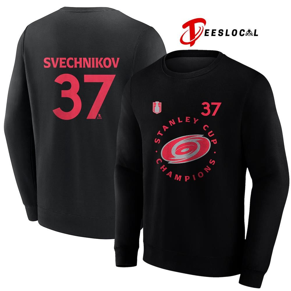 Carolina Hurricanes Stanley Cup champions Andrei Svechnikov logo shirt
