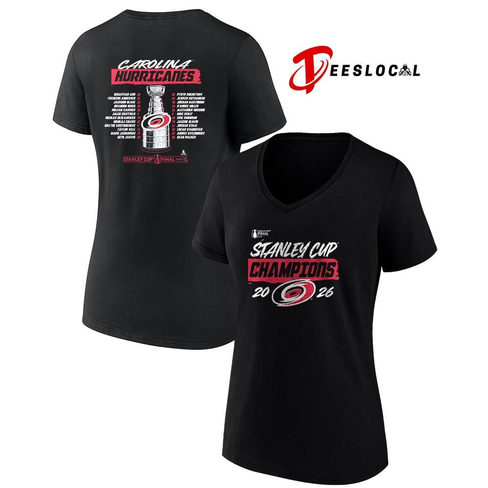 Carolina Hurricanes Stanley Cup champions name roster shirt