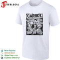 Carrot punk’s not dead hardcore vegetables concert flyer parody graphic shirt