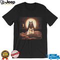 Cat Under Sheet Ghost Shadow Funny Meme Graphic T Shirt