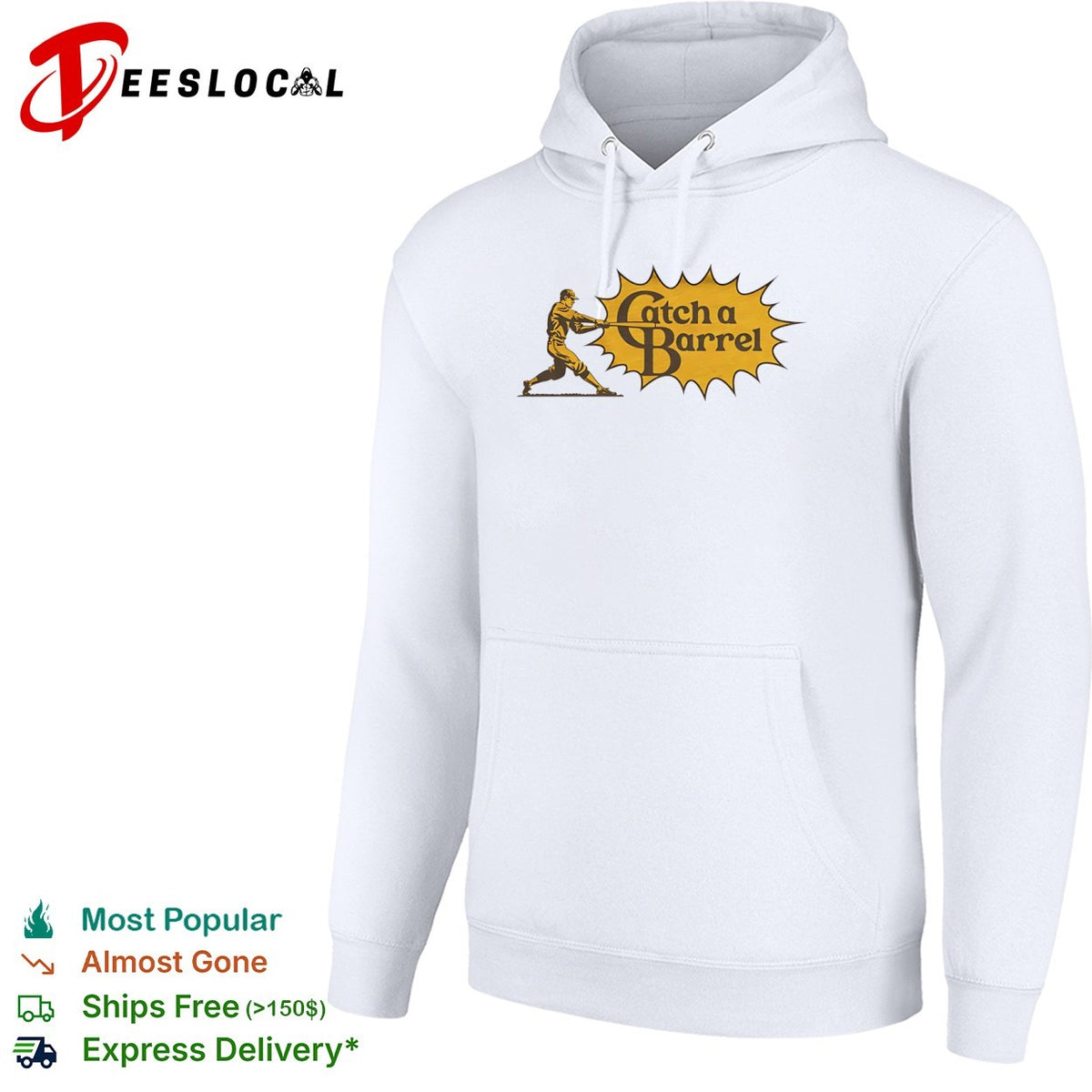 Catch a Barrel Baseball style Cracker Barrel shirt