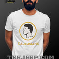 Caucasians Parody Logo Sports Satire White Graphic T Shirt