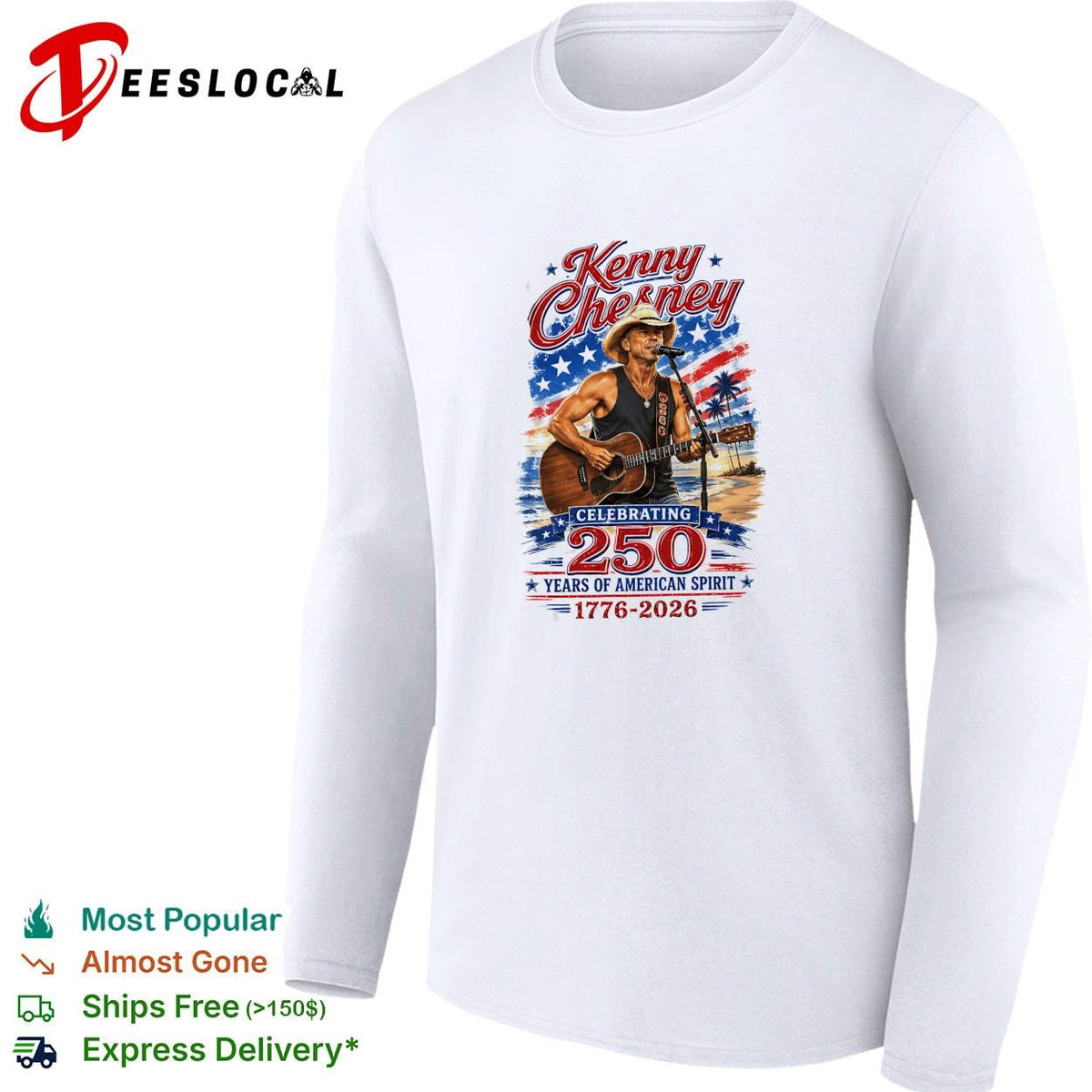 Celebrating 250 years of American spirit guitarist portrait flag poster shirt