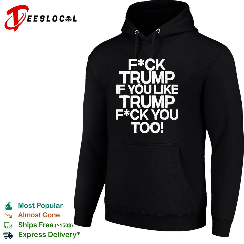 Censored profanity political opinion bold text shirt
