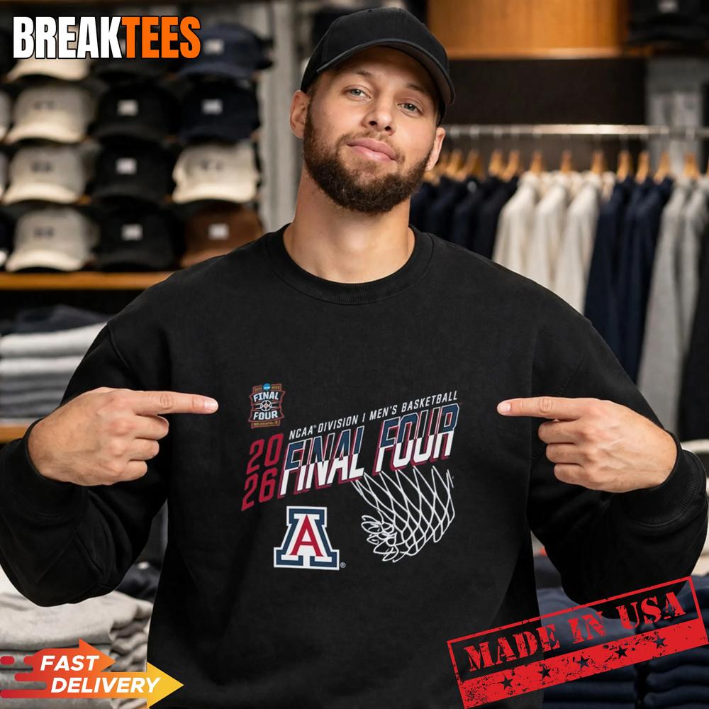 Champion Arizona Wildcats 2026 NCAA Men’s Basketball Final Four March Madness T-Shirt