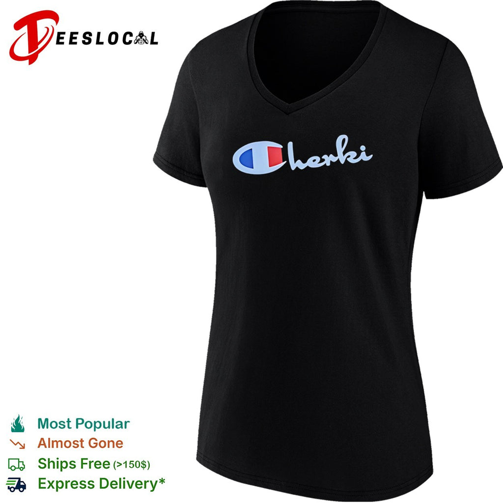 Champion herki logo parody shirt