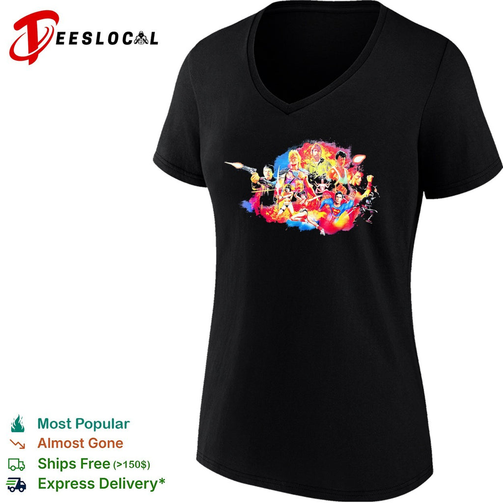 Charles Bronson He-Man Chuck Norris Sylvester Stallone Jean-Claude Van Damme Superman shirt