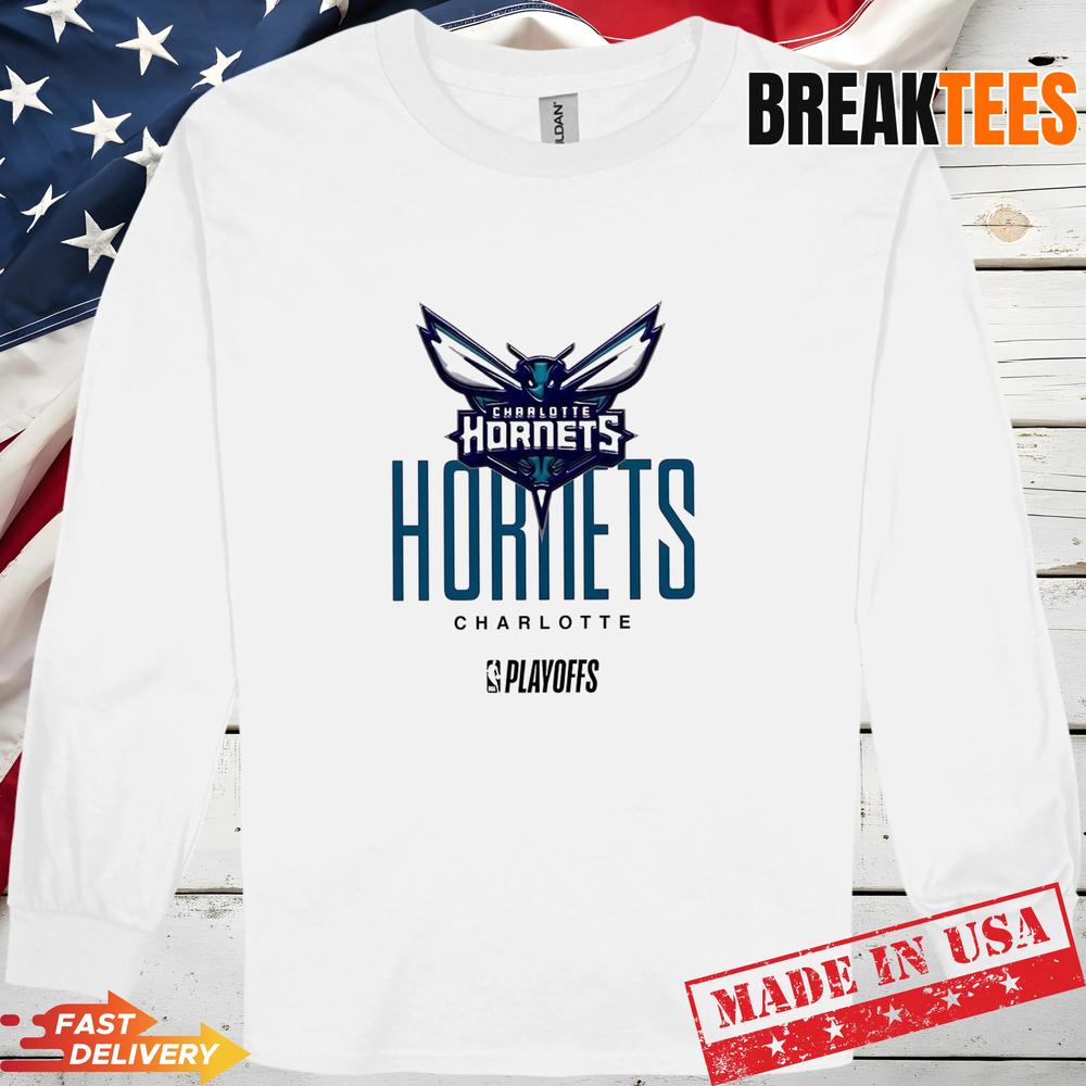 Charlotte Hornets NBA Playoff 2026 logo T-Shirt