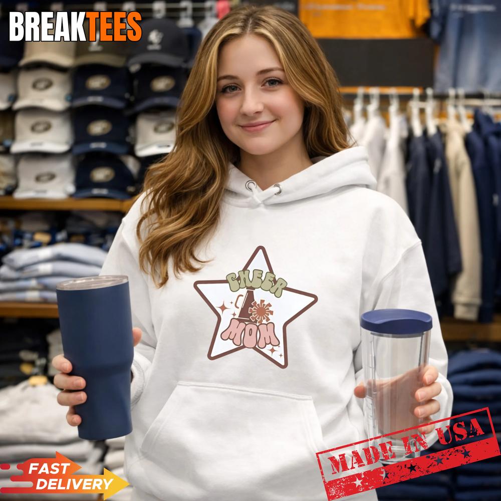Cheer Mom Retro Star Shirt