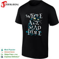 Cheshire Cat Alice in Wonderland We are all mad here shirt