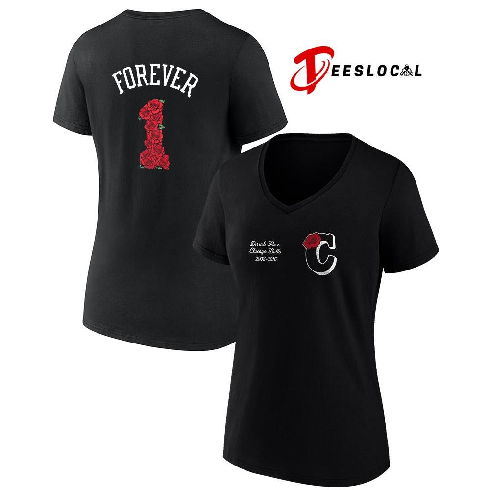 Chicago Bulls collaborate Derrick Rose forever logo shirt