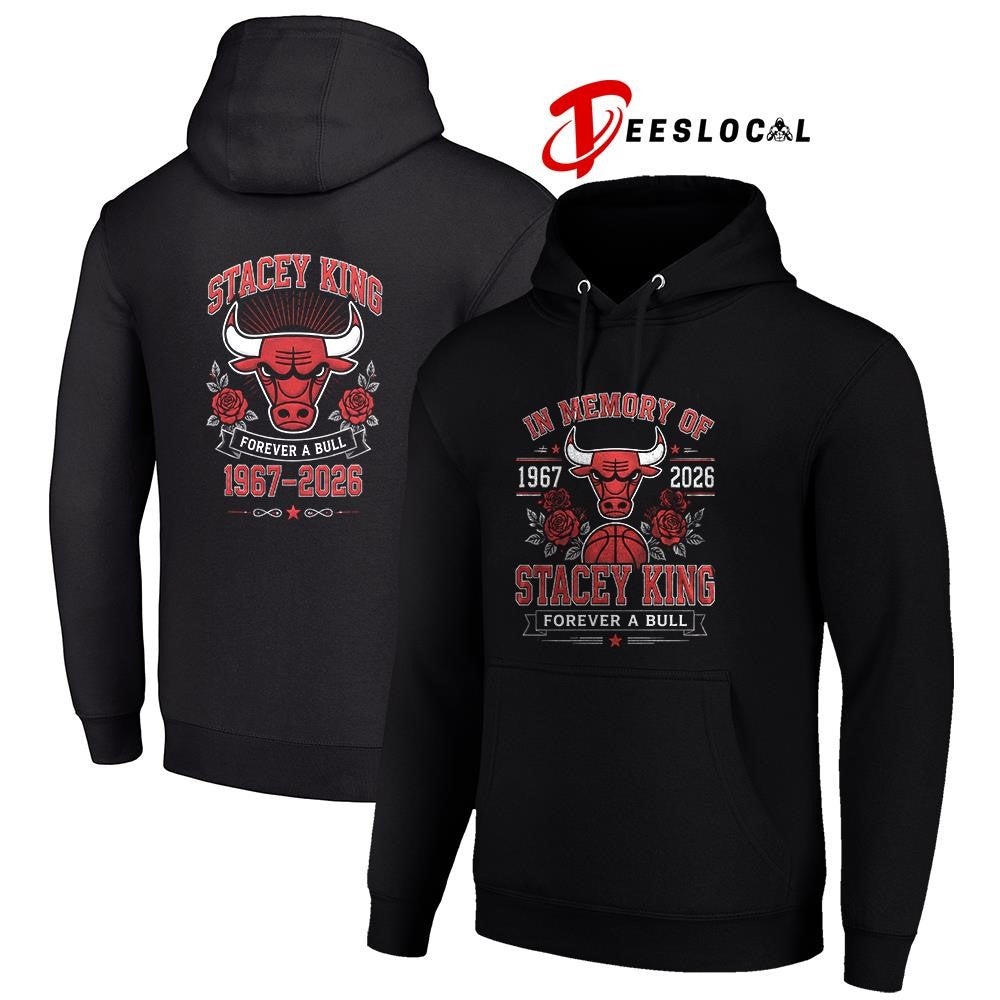 Chicago Bulls in memory of Stacey King forever a Bull graphic shirt
