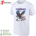 Chicago Cubs Celebrating 250 Years of Freedom American Eagle Patriotic Shirt