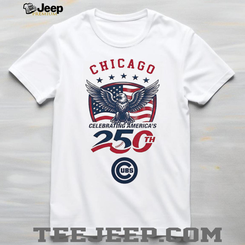 Chicago Cubs Celebrating America’s 250th Baseball Jersey T Shirt Custom Name