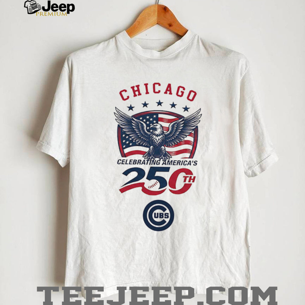 Chicago Cubs Celebrating America’s 250th Baseball Jersey T Shirt Custom Name