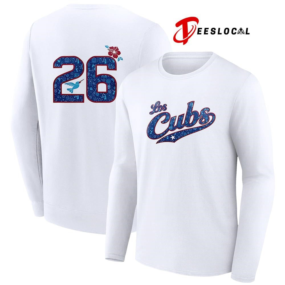 Chicago Cubs Hispanic heritage logo shirt