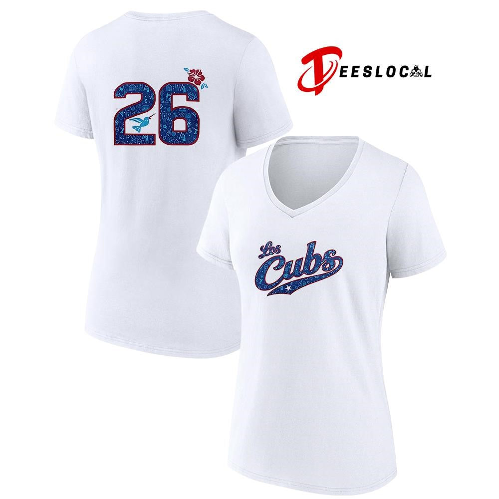 Chicago Cubs Hispanic heritage logo shirt