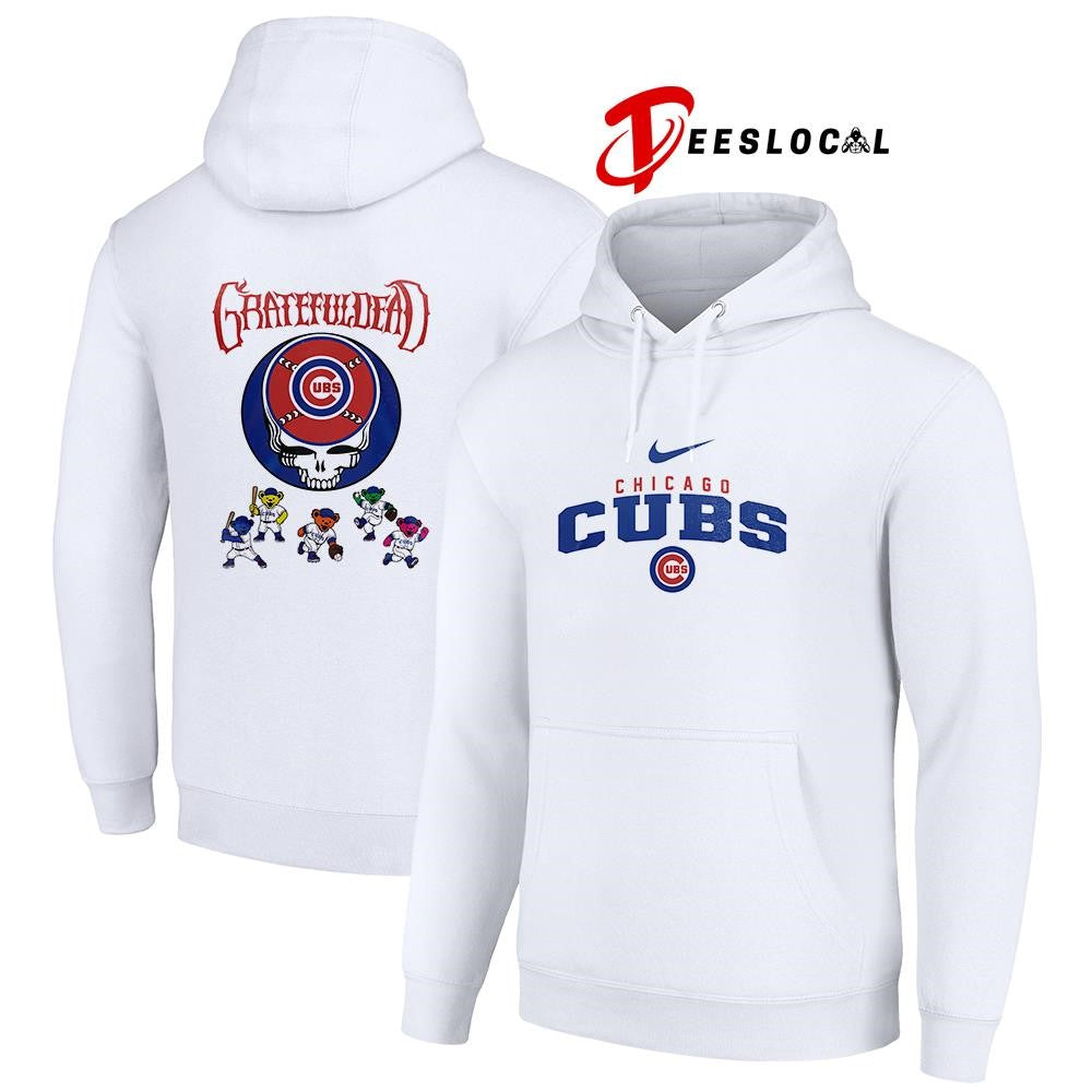 Chicago Cubs x Grateful Dead bear mascot shirt