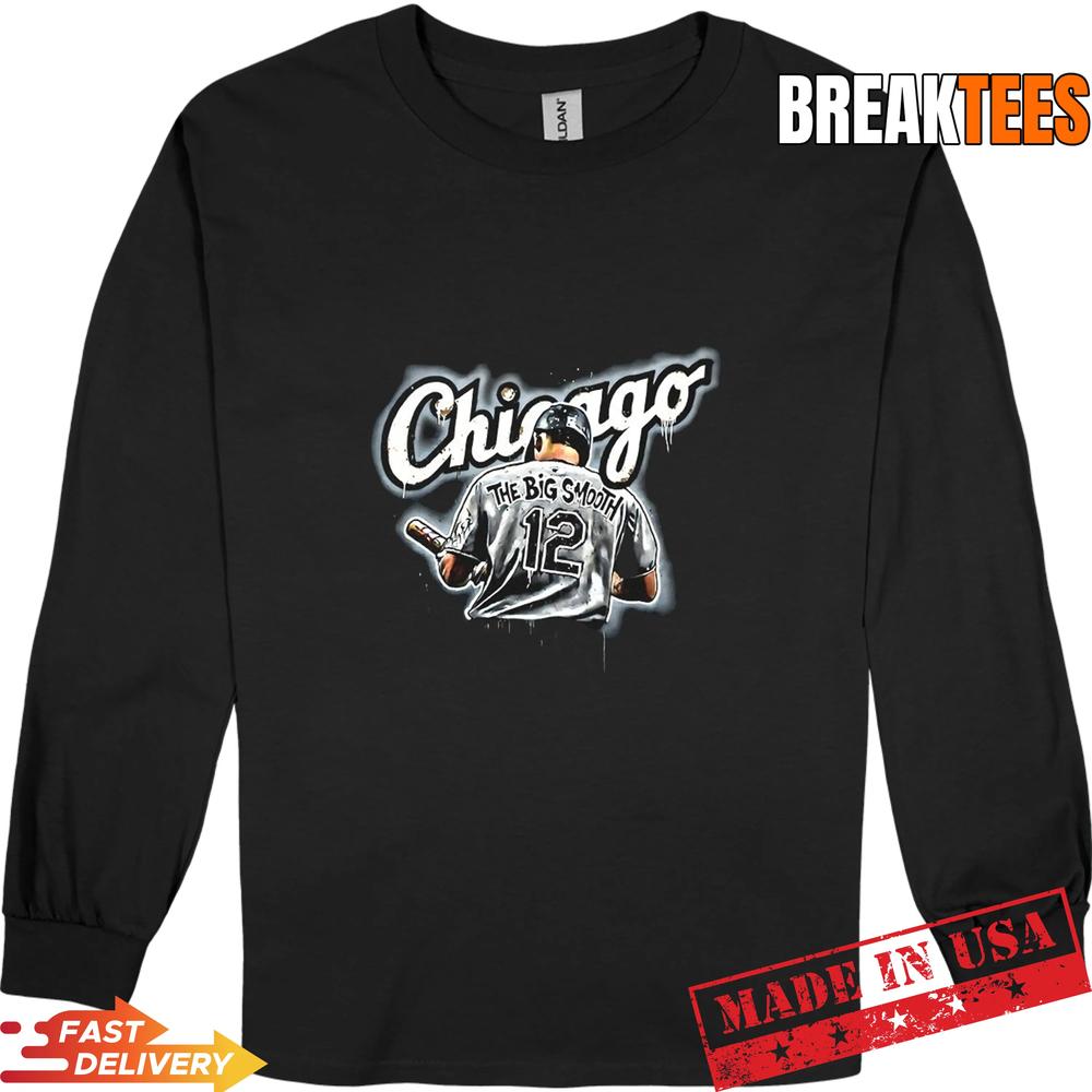 Chicago White Sox baseball The Big Smooth Flowing Paint T-Shirt