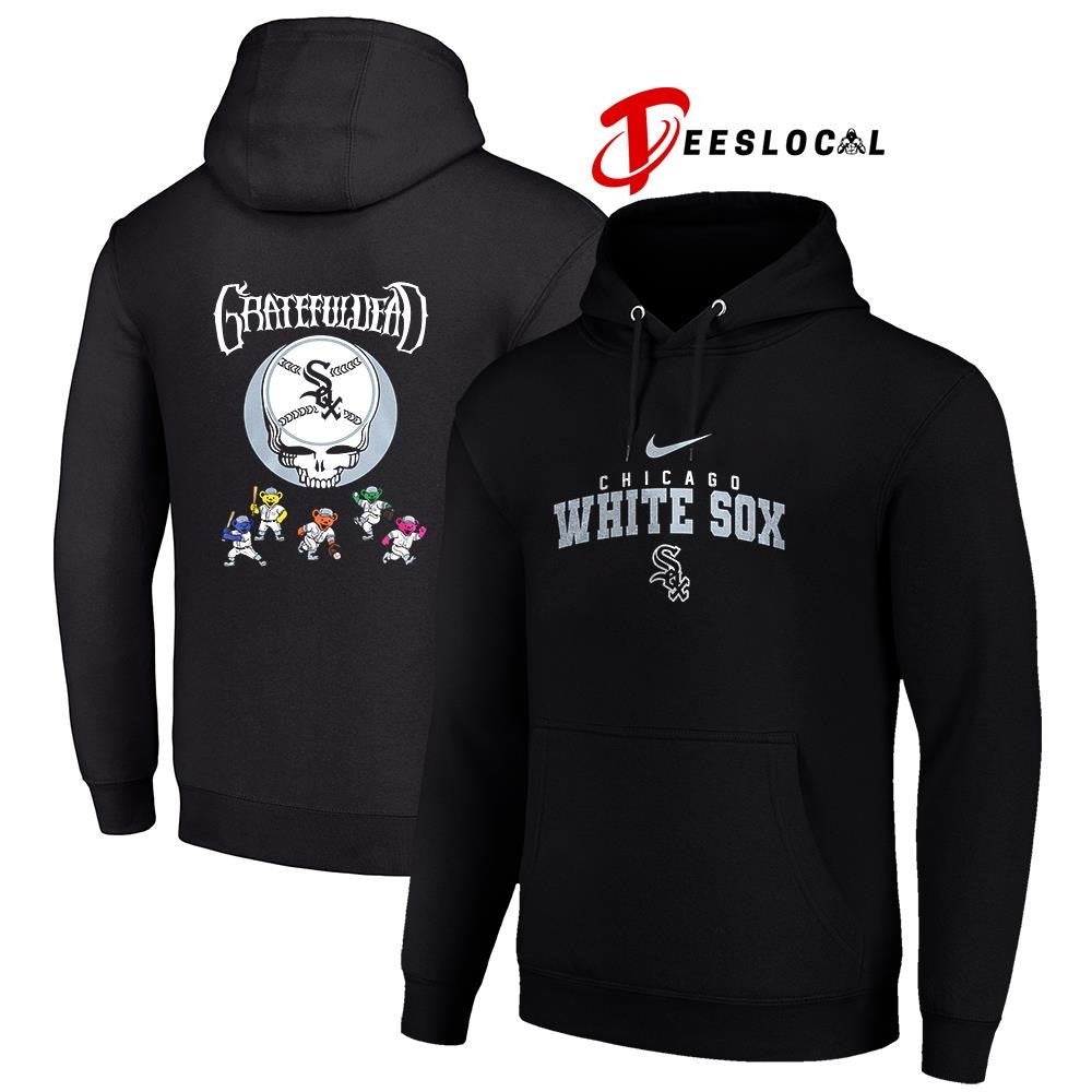 Chicago White Sox x Grateful Dead bear mascot shirt