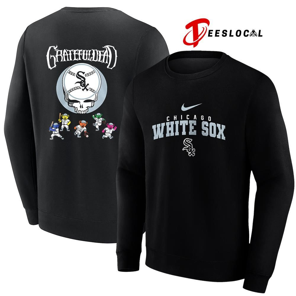 Chicago White Sox x Grateful Dead bear mascot shirt