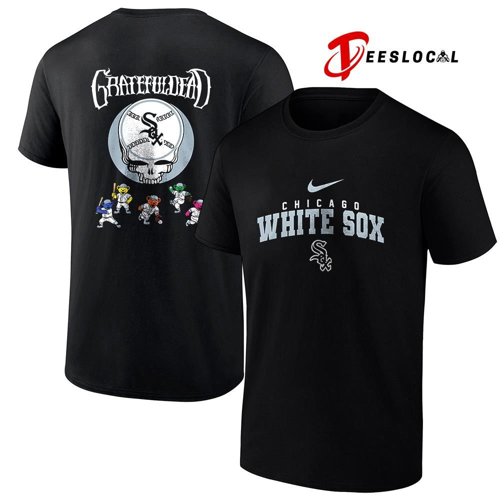Chicago White Sox x Grateful Dead bear mascot shirt